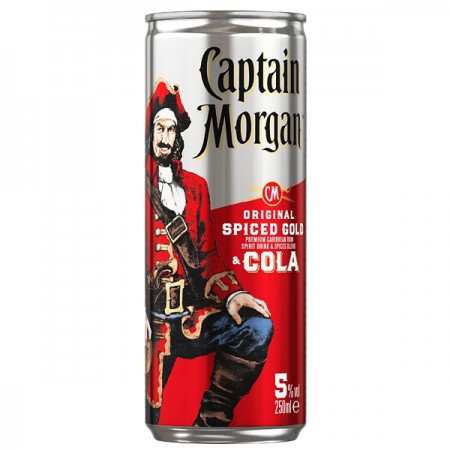 Captain Morgan a Coca Cola 6,4% 0,25l