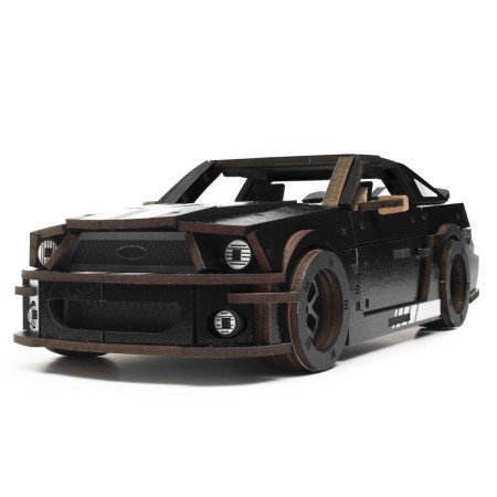 Dřevěný model Stallion GT černý