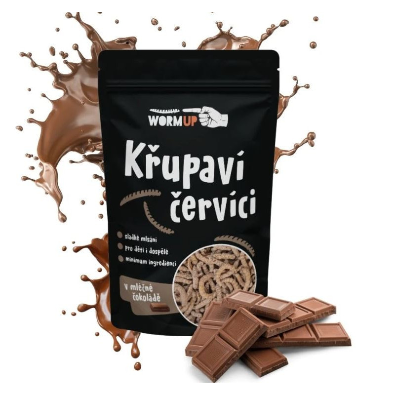 Červíci v mléčné čokoládě 20g