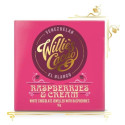 Čokoláda Willies bílá s malinami 50g
