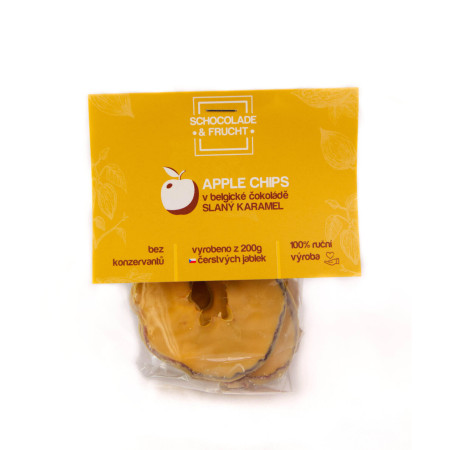 Sušená jablka ve slaném karamelu 50g