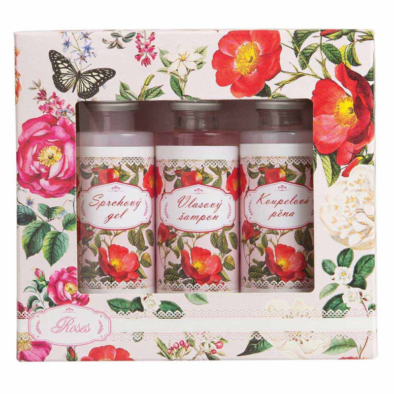 Kosmetický balíček s vůní růže