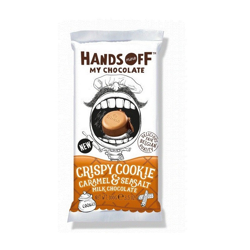 Čokoláda Hands off crispy cookie 100g